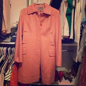 Beautiful coral/rose pea coat
